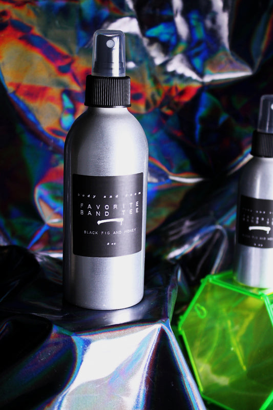 FAVORITE BAND TEE, 8 OZ BODY AND LINEN SPRAY