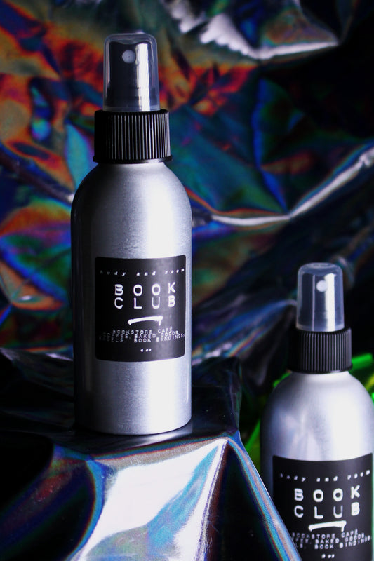 BOOK CLUB, 4 OZ BODY AND LINEN SPRAY