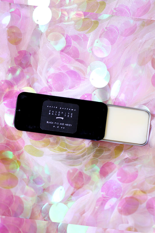 FAVORITE BAND TEE, .5 OZ SOLID PERFUME