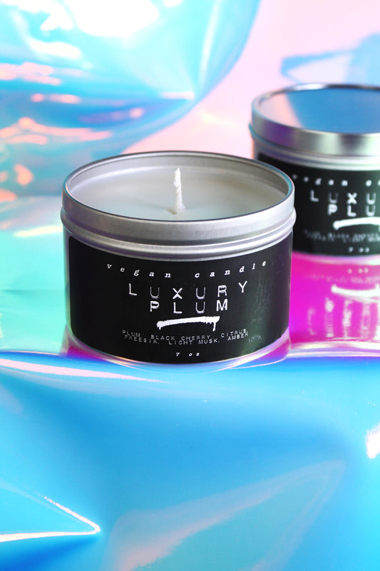 LUXURY PLUM, 7 OZ CANDLE
